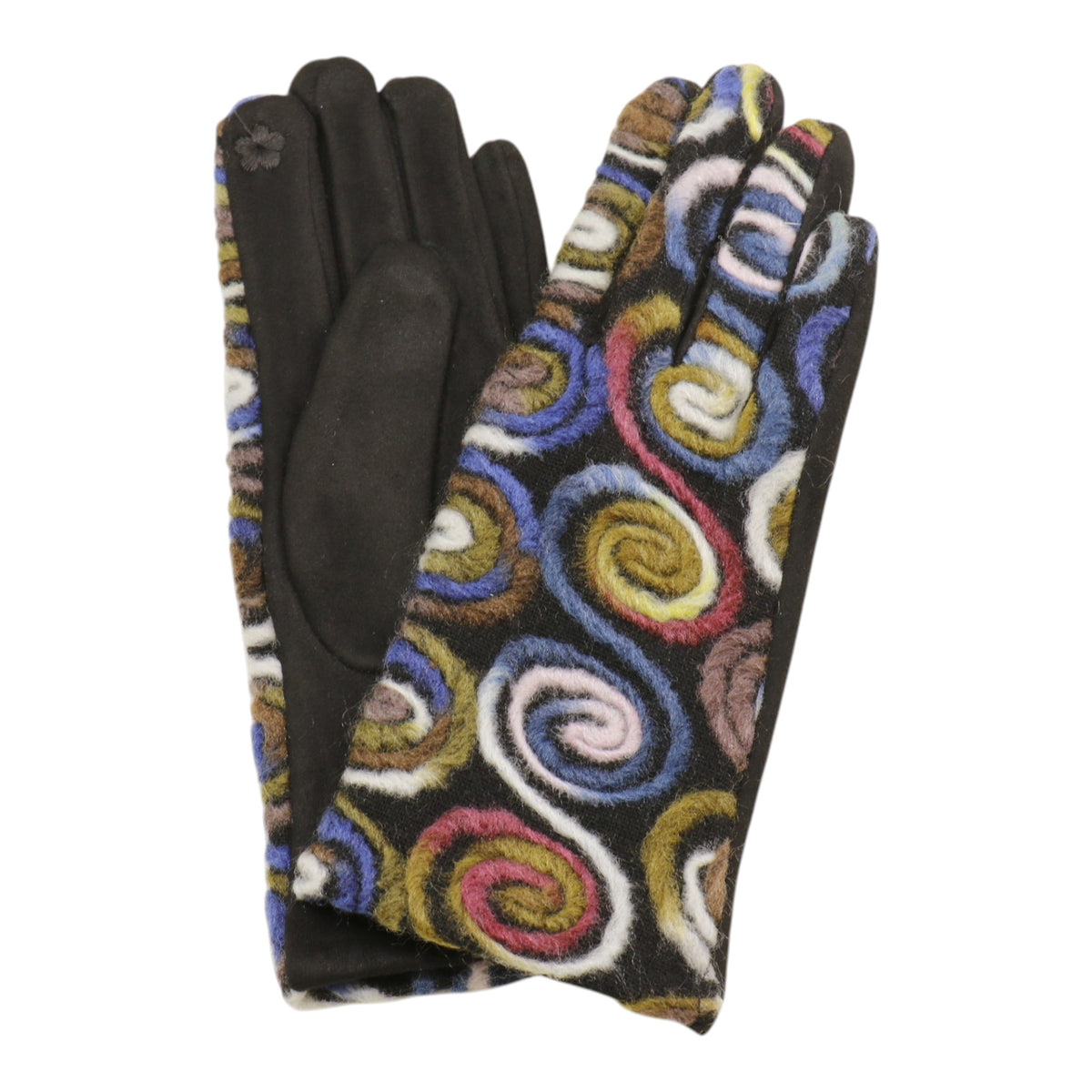 Women's Embroidery Texting Gloves GL6830-2 (12PAIR)