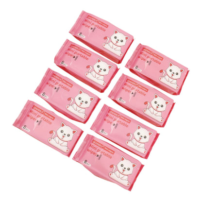 Cute Mini Portable  Wipes SJ0036 (12PK)