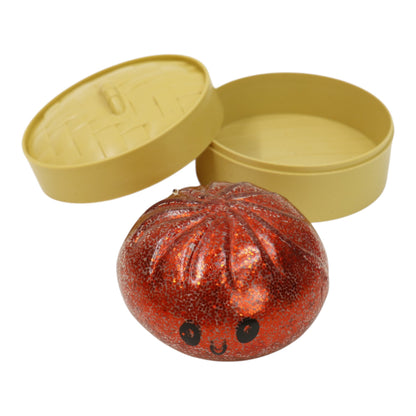 Glitter Squishy Dumpling Filled With Beads Toy SS417-3(12PC)