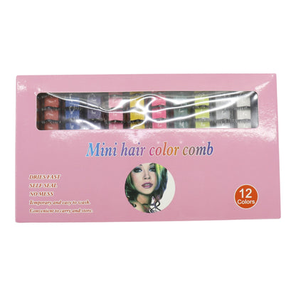 Temporary Hair Color Chalk Comb DM4127-5 (12PC)