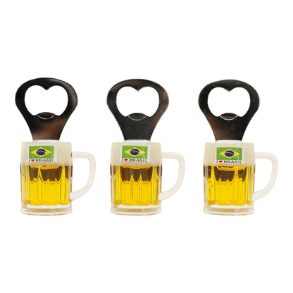 Mini Beer Mug Bottle Opener with Magnetic BO723-1. (12PC)