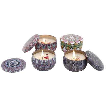 Bohemia 4pcs Fragrance Scented Candle AC5113-2 (3Pack)