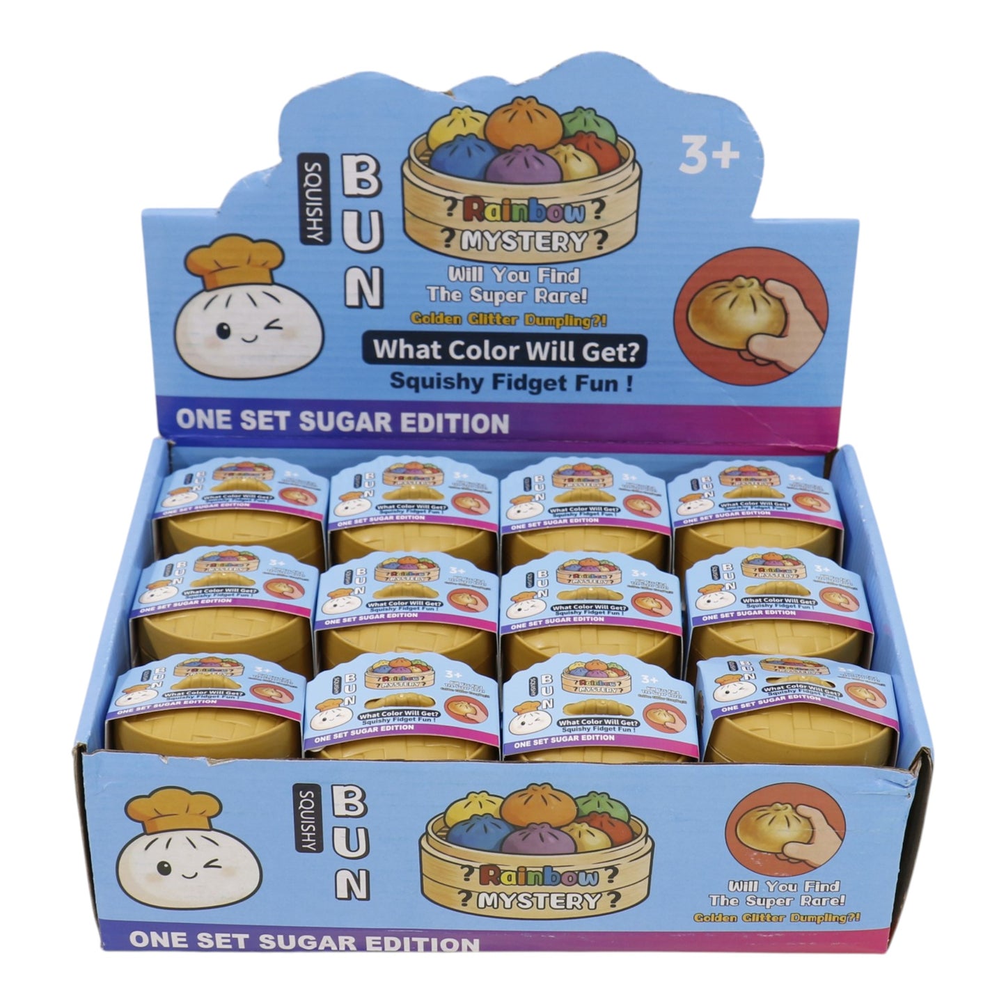 Mini Flour Squishy Dumpling With Steamer SQ6606-7! (24PC)