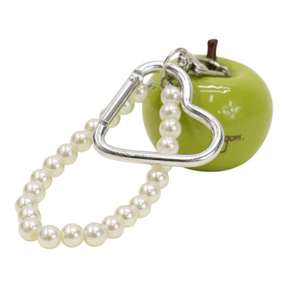 Cute Green Apple With Pearl Keychain and Bag Charm JK6413-1 (12)