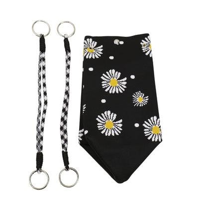 Daisy Pattern Cord Strap Knitted Tote  Bag SS51118-34 (3PC)