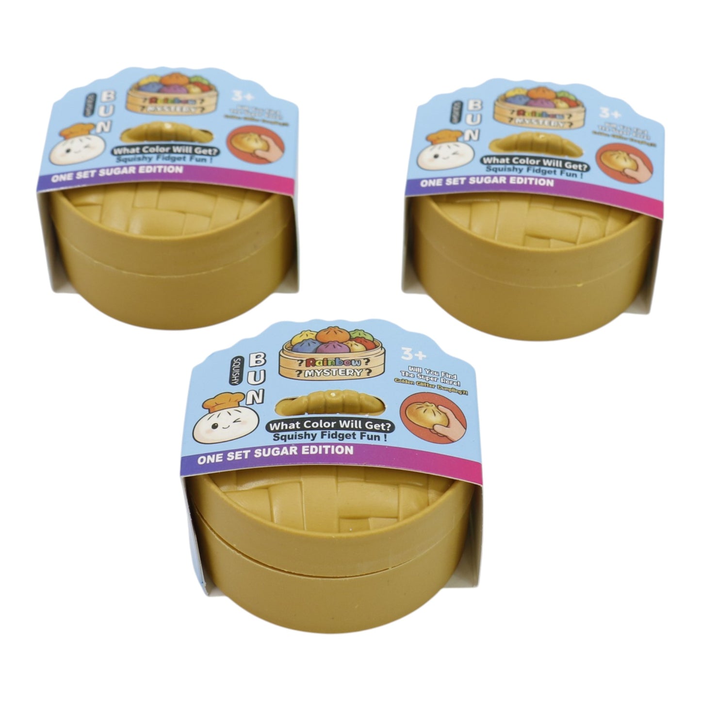 Mini Flour Squishy Dumpling With Steamer SQ6606-7! (24PC)