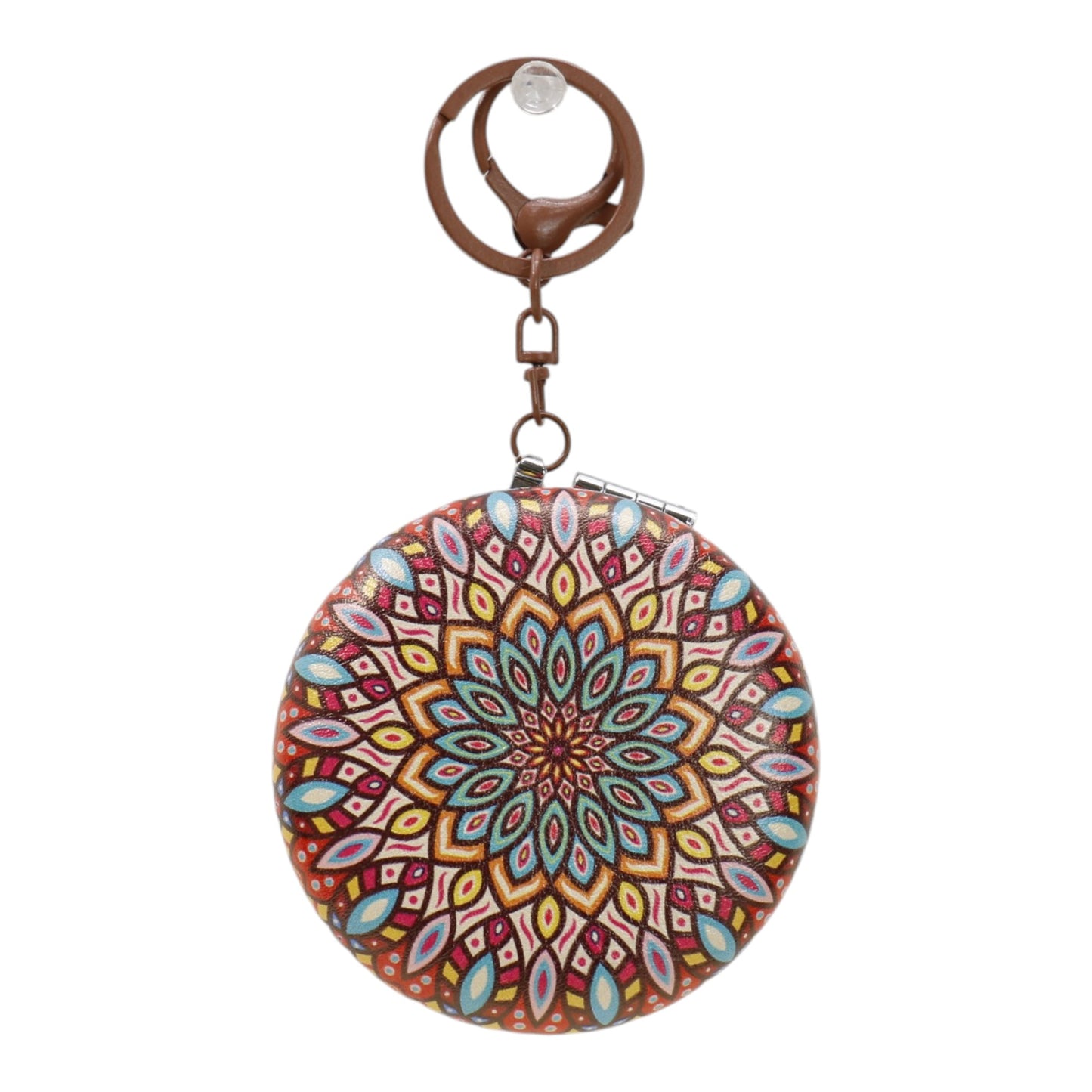 Mandala Round Mirror Key Chain JM6402-2 (12PC)
