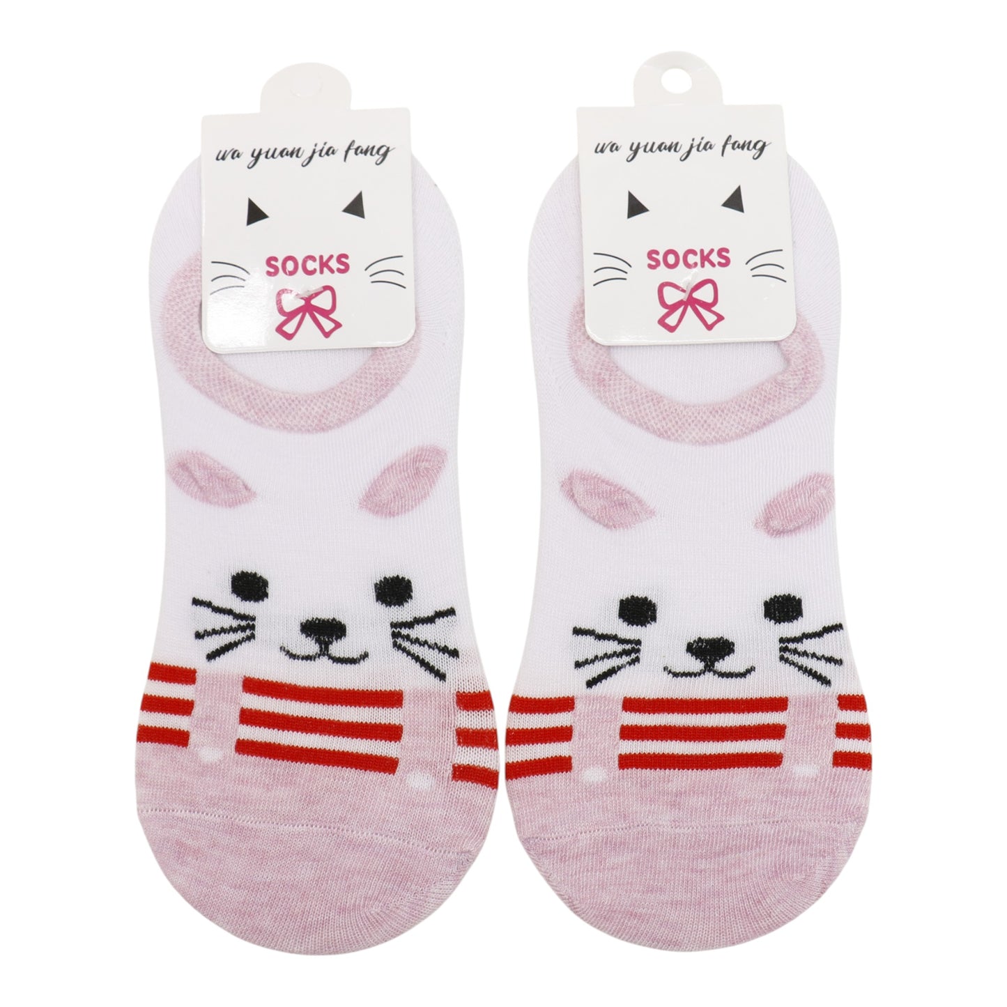 Women's Cute Animal Cartoon Fake Socks SS3208-105. (12PC)