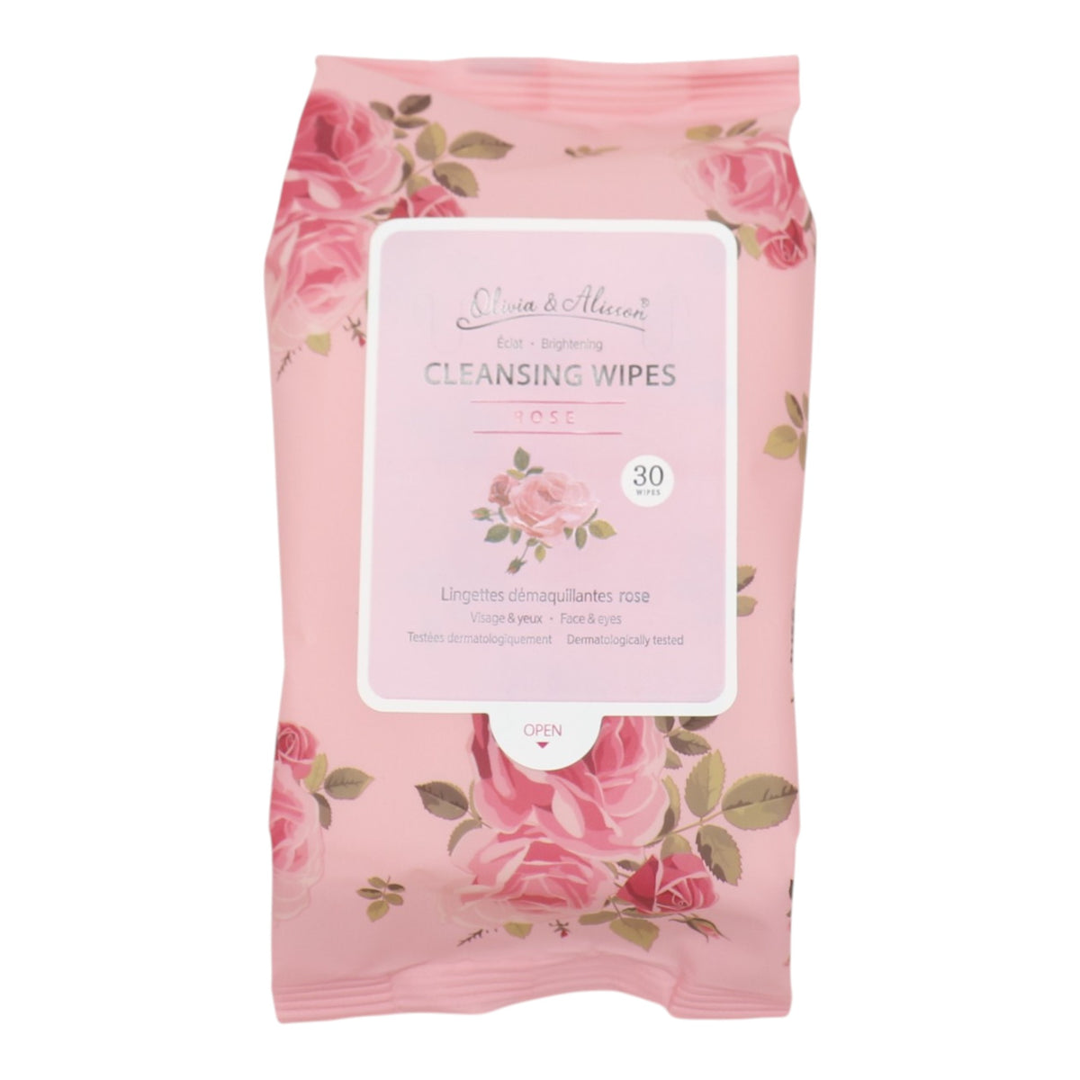Rose Cleansing Makeup Remover Wipes MIT003 (6PK)