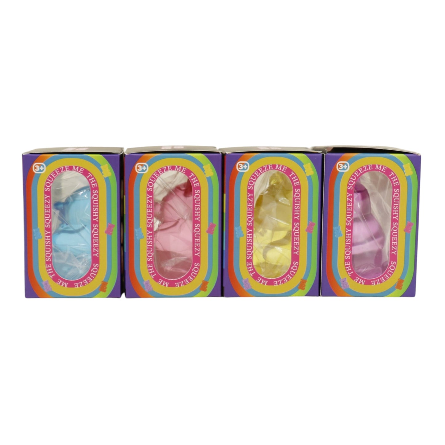 Maltose Sugar Gummy Bear Colorful Squishy Toy 106574 (12PC)
