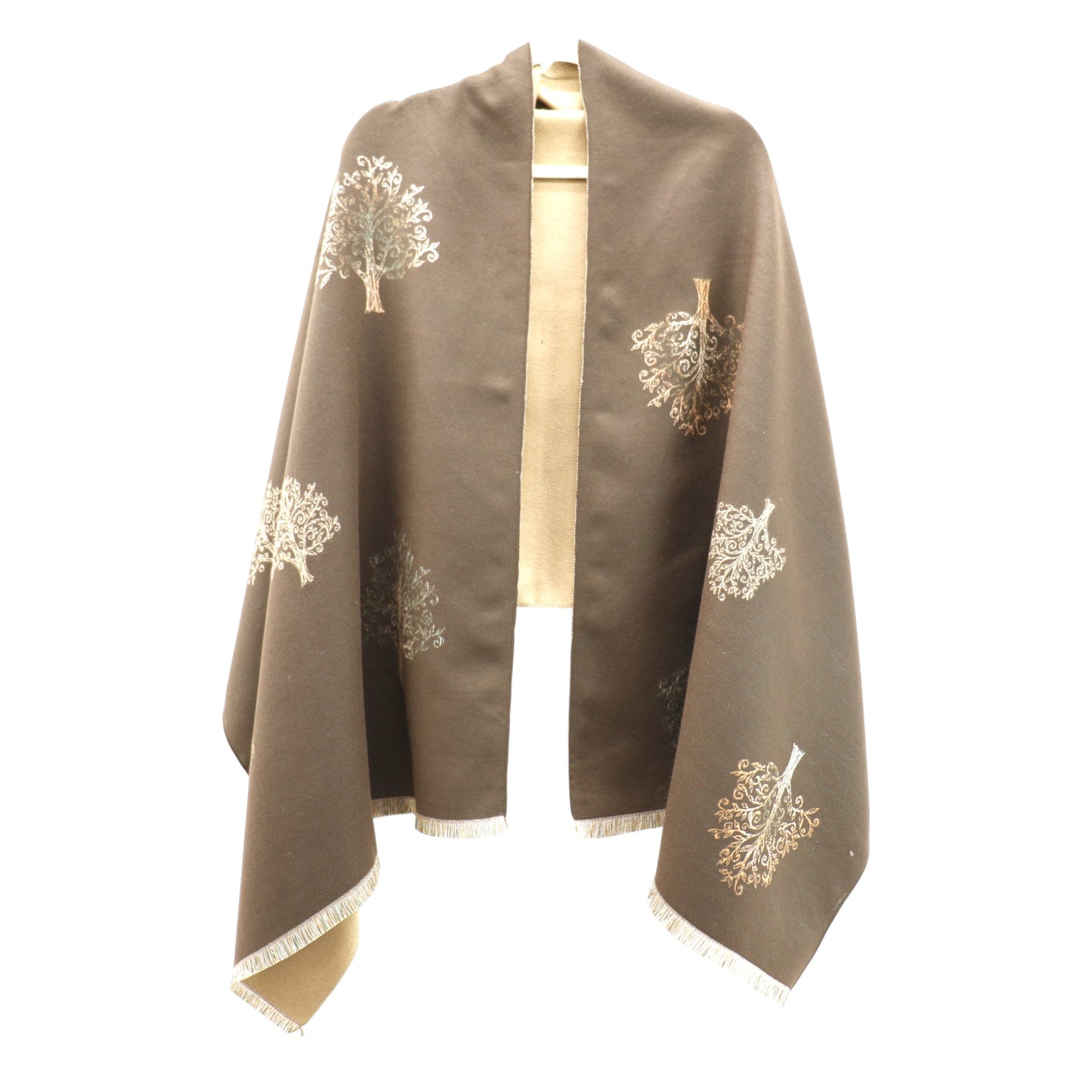 Cashmere Feel Winter Reversible Lucky Tree patten  Scarves SCF1230-34 (12PC)