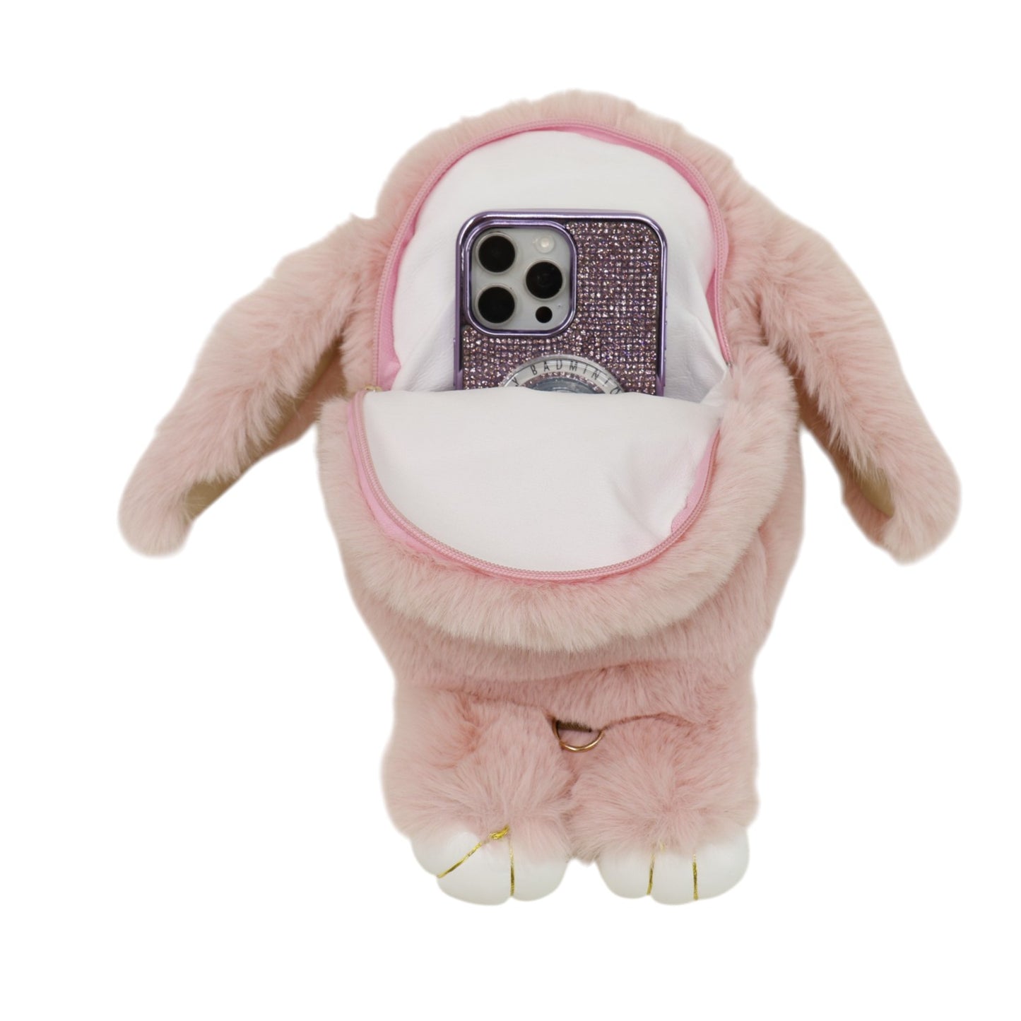 Pom Pom Bunny Crossbody Bag BG922 (3pc)