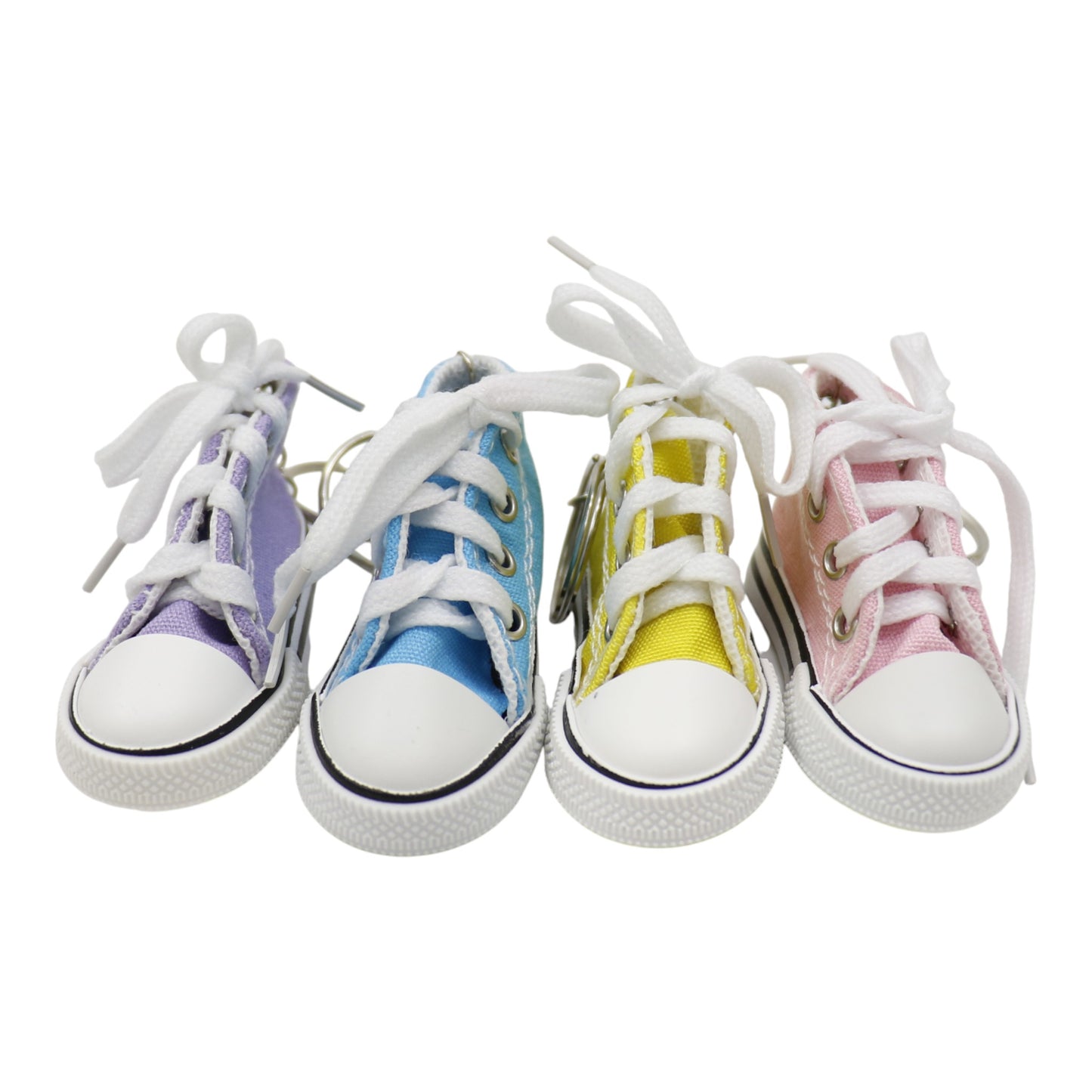 Cute Canvas Rubber Sole Sneakers Key Chain KC5909-4 (12PC)
