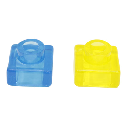 58 Count Colorful Gummy Squishy Sensory Building Block Toy ZPH-58 (12PC)