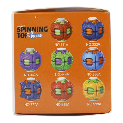 Press to Spin Fidget Spinner HelixCore Rotating Stress Ball Fidget Toy JT6723-2  (12PC)