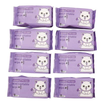 Cute Mini Portable  Wipes SJ0036 (12PK)