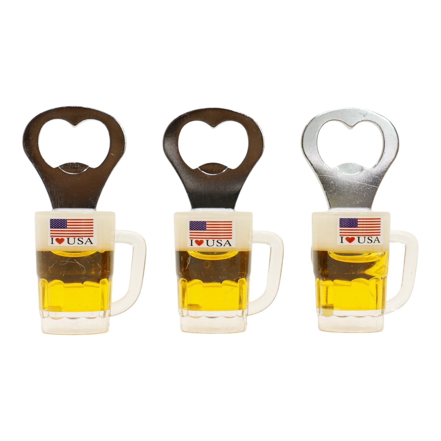 Mini Beer Mug Bottle Opener with Magnetic BO723-1. (12PC)