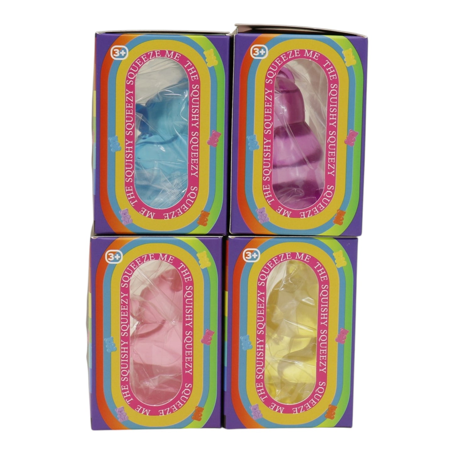 Maltose Sugar Gummy Bear Colorful Squishy Toy 106574 (12PC)