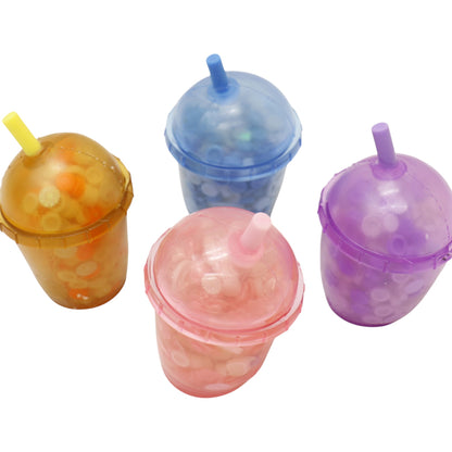 Crackling Crunchy Bubble Tea Squishy Toy TR6819-2 (12PC)