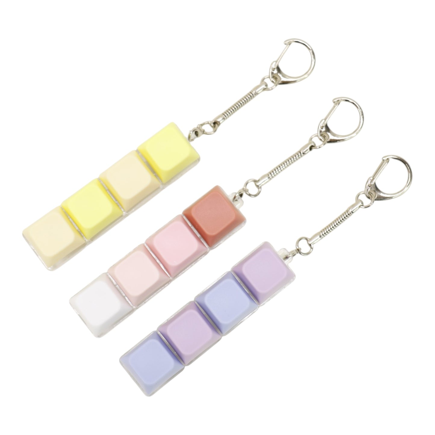 Pastel Clicky Keycap Fidget Keychain SS6426-8 (12)