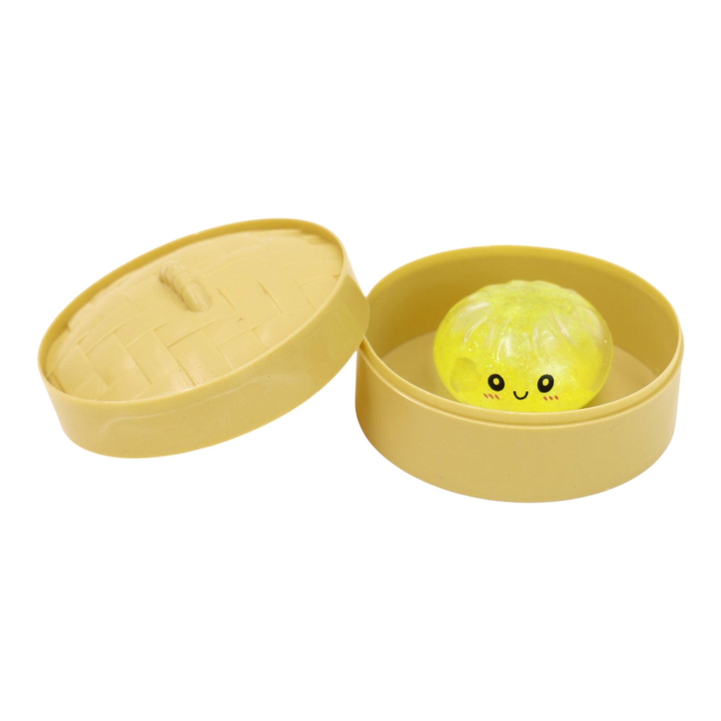 Mini Sugar Glittered Squishy Dumpling With Steamer SQ6606-6 (24PC)
