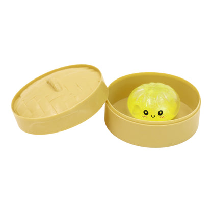 Mini Sugar Glittered Squishy Dumpling With Steamer SQ6606-6 (24PC)