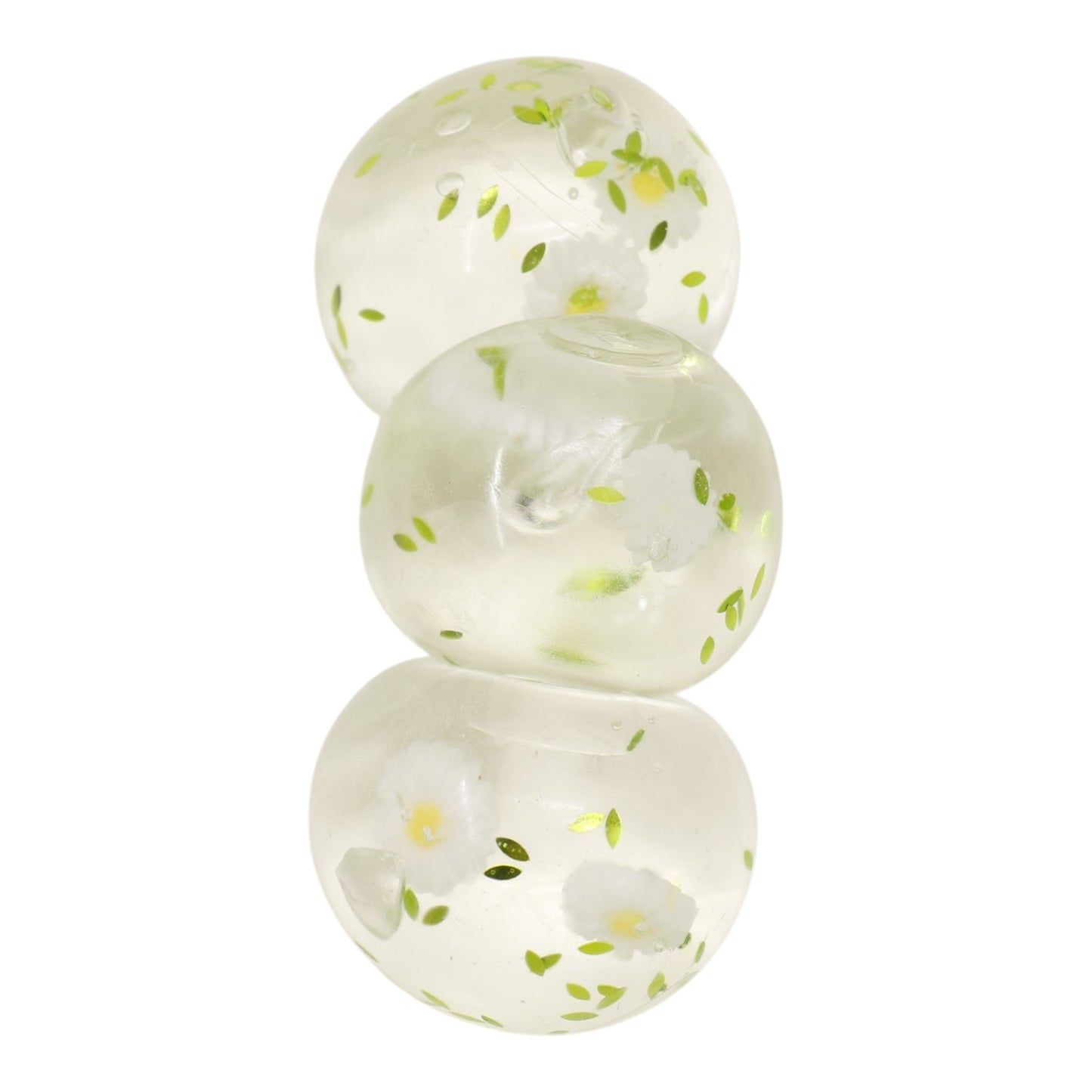 Clear Ball Daisy Squishy Toy JT6407-5 (12PC)
