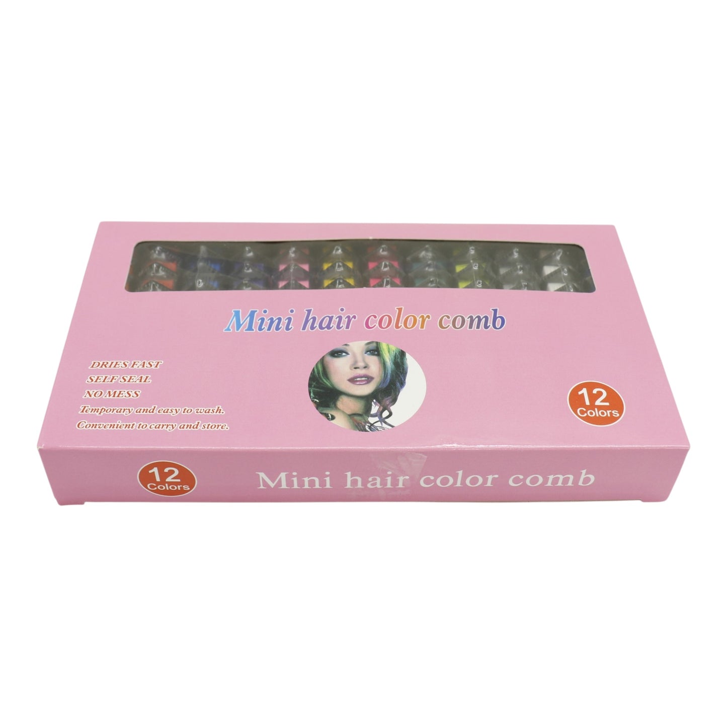 Temporary Hair Color Chalk Comb DM4127-5 (12PC)