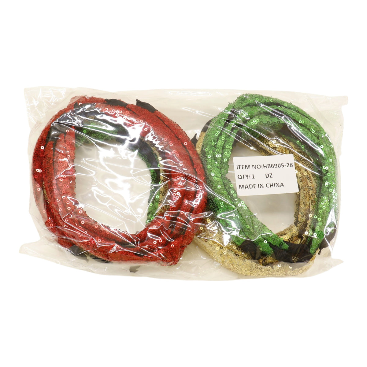 Christmas Decorative Spotted Headband HB6905-28 (12PC)