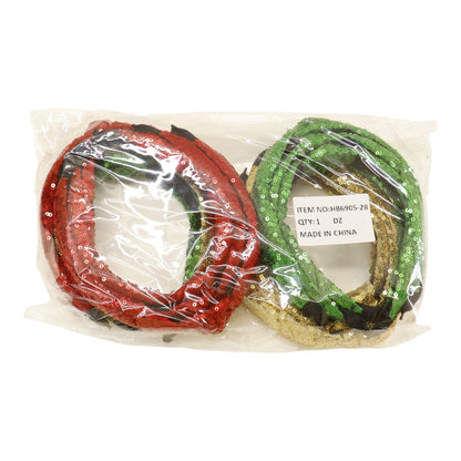 Christmas Decorative Spotted Headband HB6905-28 (12PC)