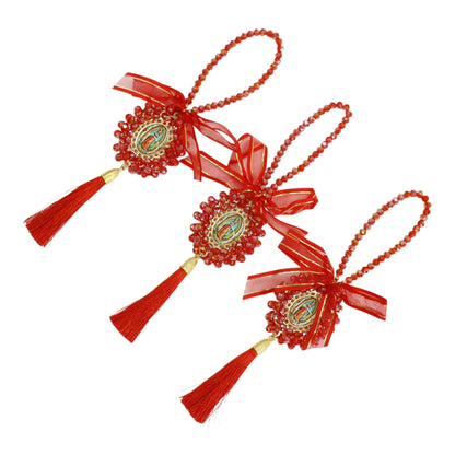 Guadalupe Car Rear Mirror Hang Accessory CH220RD (12PC)
