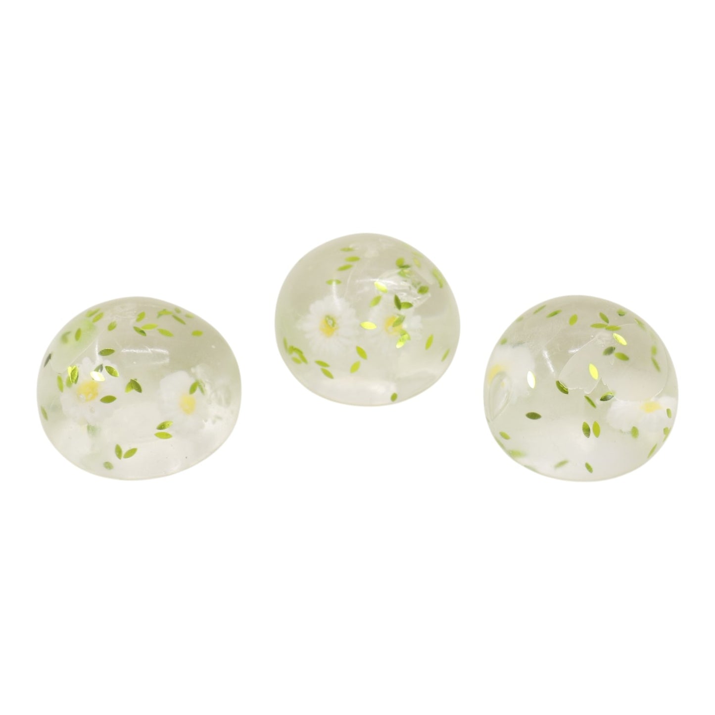 Clear Ball Daisy Squishy Toy JT6407-5 (12PC)