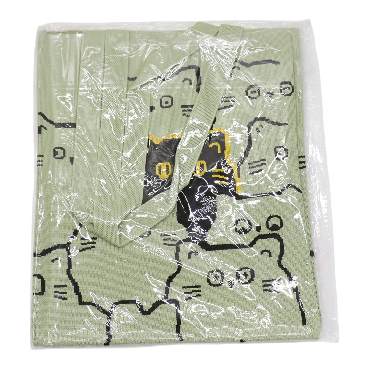 Cute Cat Pattern Knitted Tote Shoulder Bag JB6711-1! (12PC)
