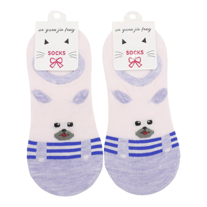 Women's Cute Animal Cartoon Fake Socks SS3208-105. (12PC)