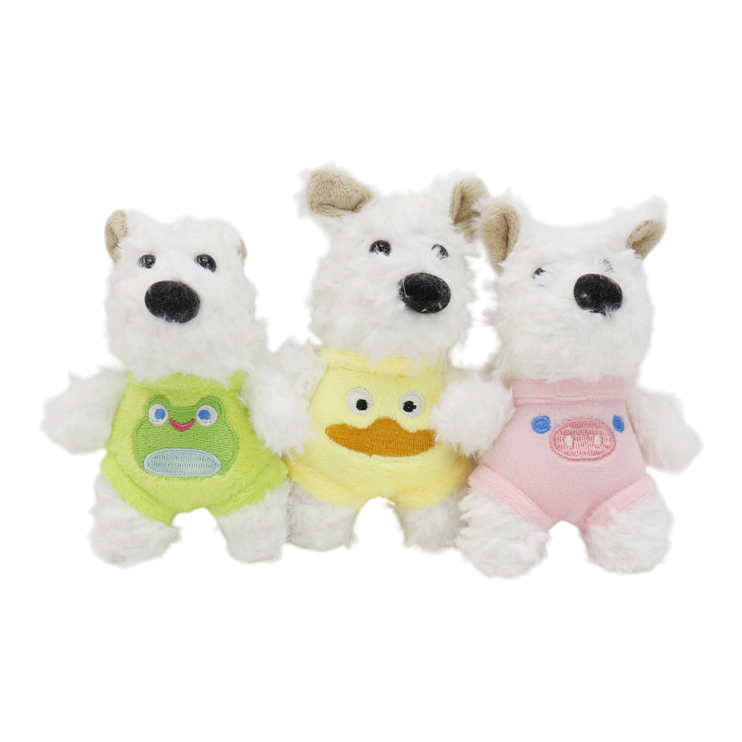 Puppy With Animal Pants Plush Key Chain SS41014-31. (12PC)