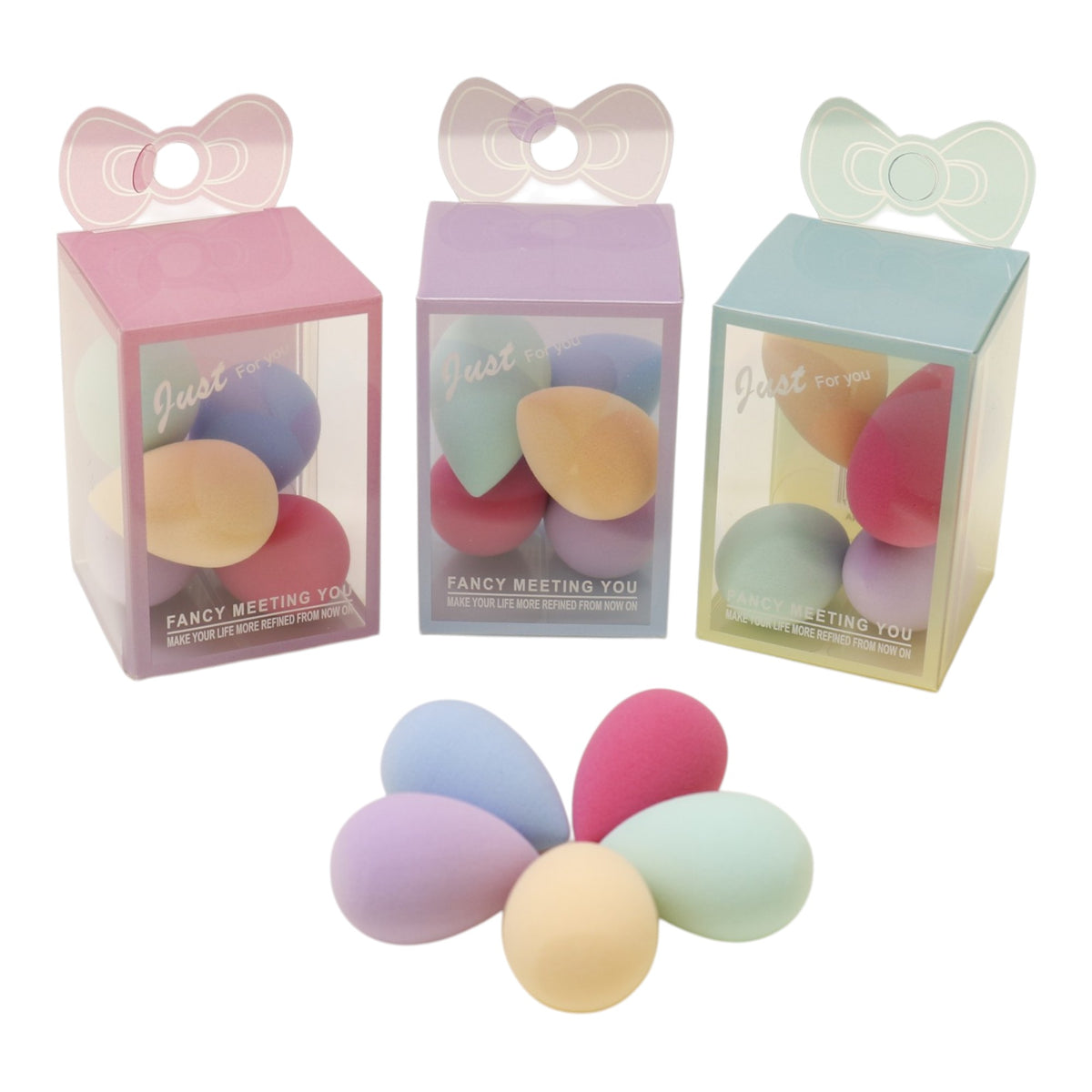 Pastel Mini Makeup Sponge Set 8161 (12Pack)