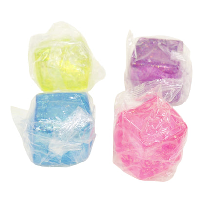 Colorful Glitter Cube Squishy Toy SS6510-52. (12PC)
