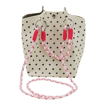 Elegant Pattern Women's Knitted Bucket Bag JB6316-8 (3PC)