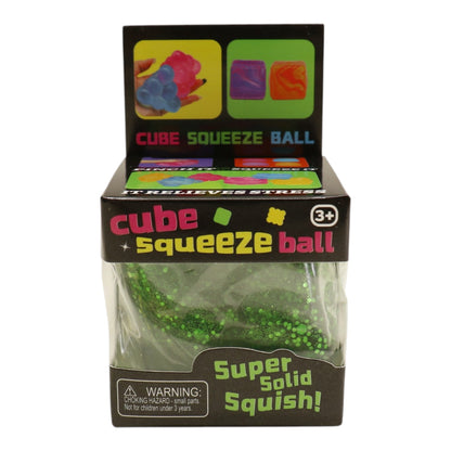 Christmas Glitter Cube Squishy Toy SS6821-9 (12PC)