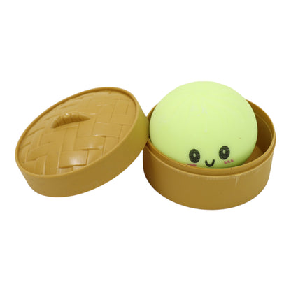 Mini Flour Squishy Dumpling With Steamer SQ6606-7! (24PC)