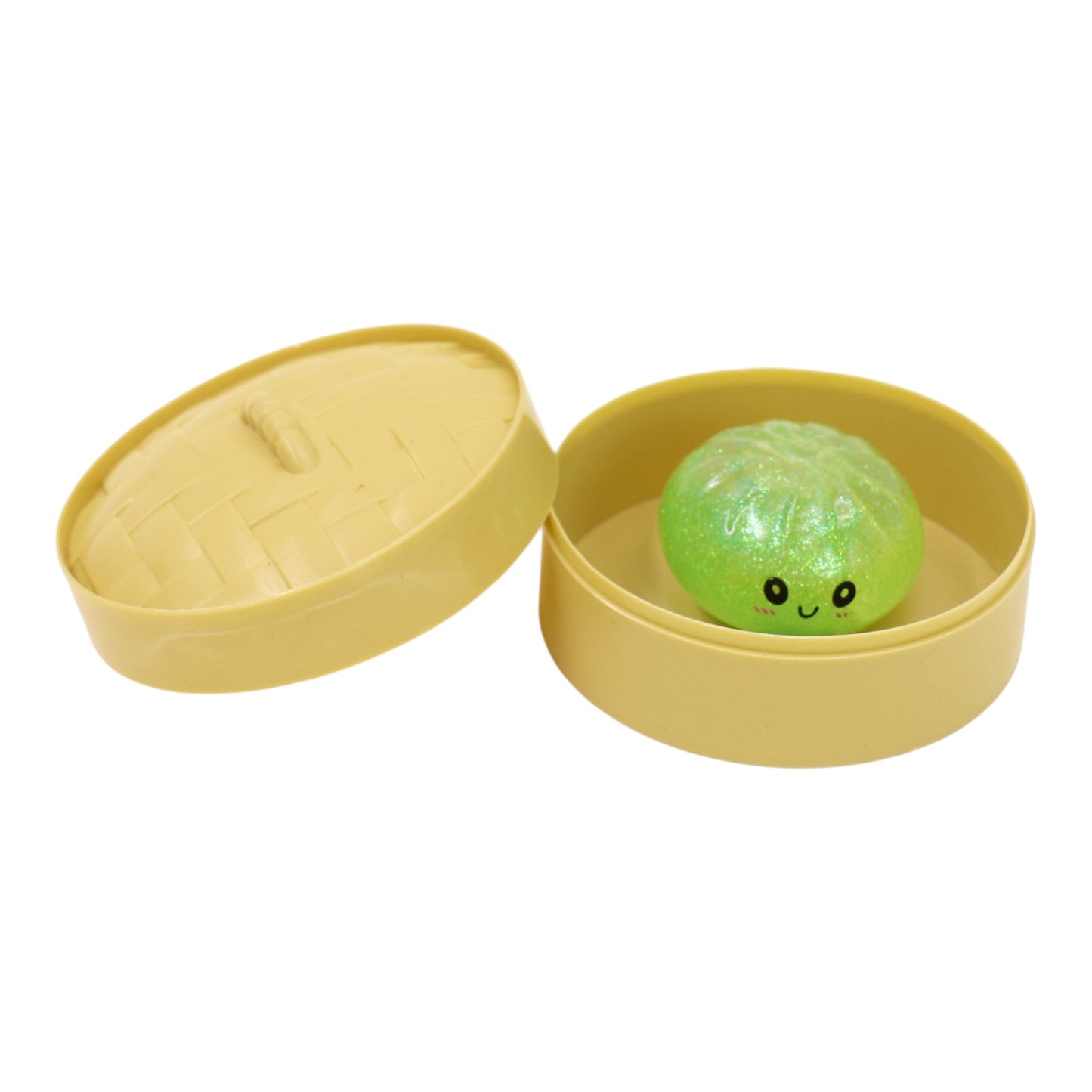 Mini Sugar Glittered Squishy Dumpling With Steamer SQ6606-6 (24PC)
