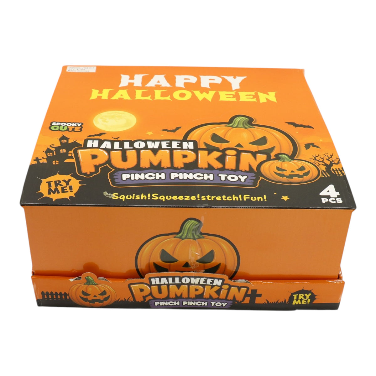 Jumbo 6 Inch Pumpkin Squishy Toy JT6813-7 (4PC)