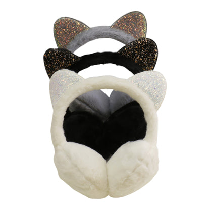 Winter Earmuffs  Cute Cat Ears Warmers Winter Headband SS6812-2 (12PC)