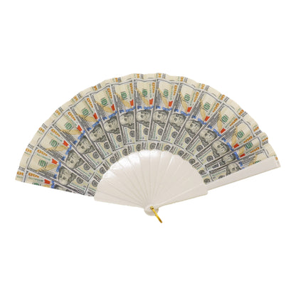 100 Dollar Bill Design Portable Fan 7203 (12PC)