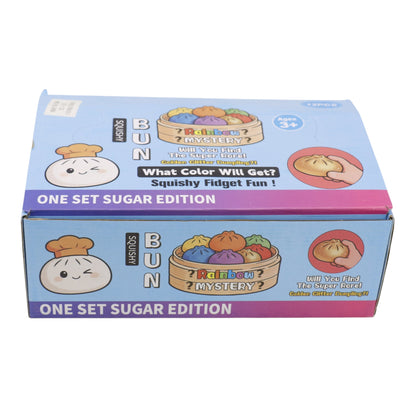 Mystery Glitter Jiggly Bun Squishy Dumpling  SS6418-3 (12PC)