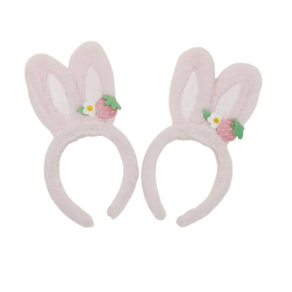Cute Bunny Ear Strawberry Headband HB3228-7. (12PC)