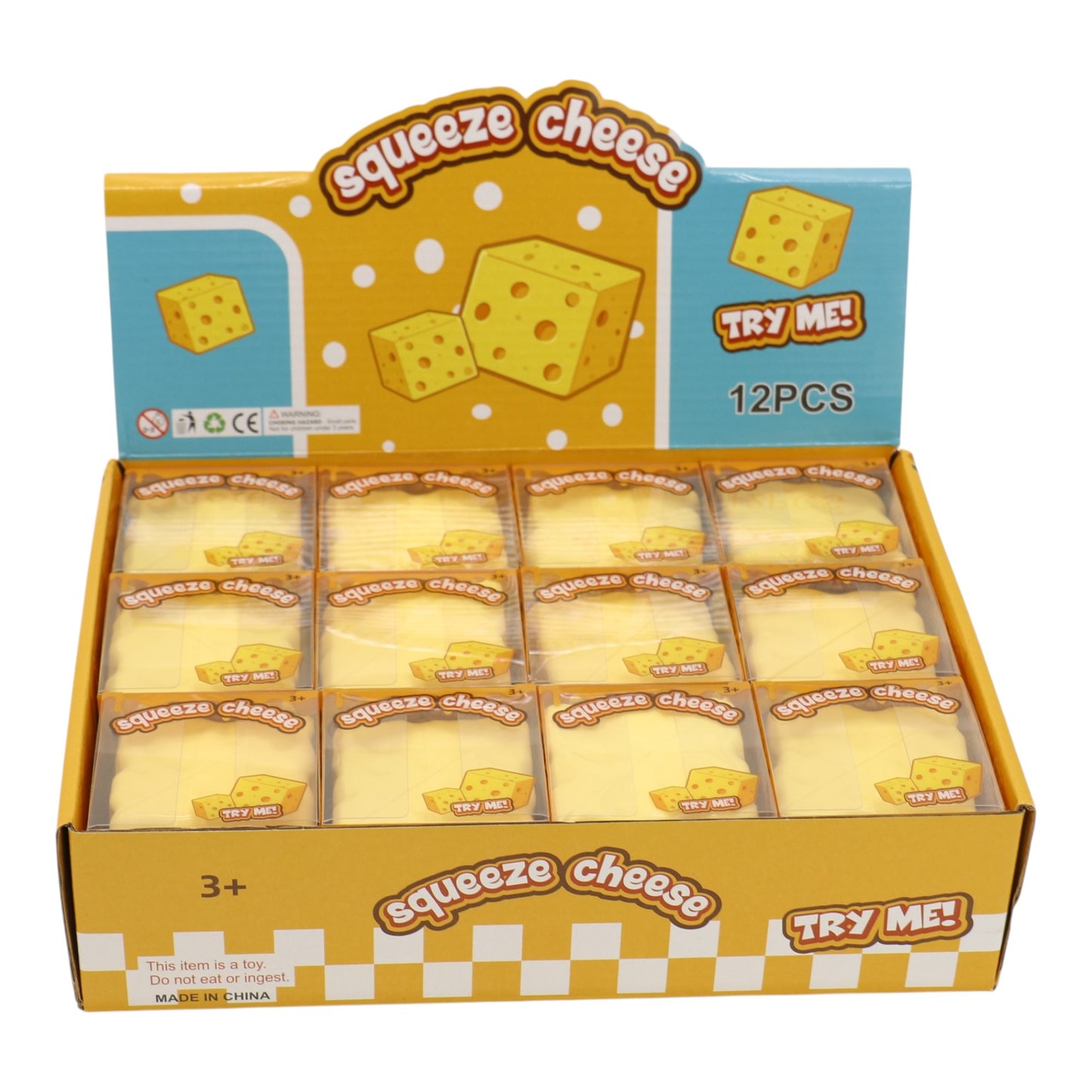 Squishy Cheese Toy TR6507-2 (12PC)