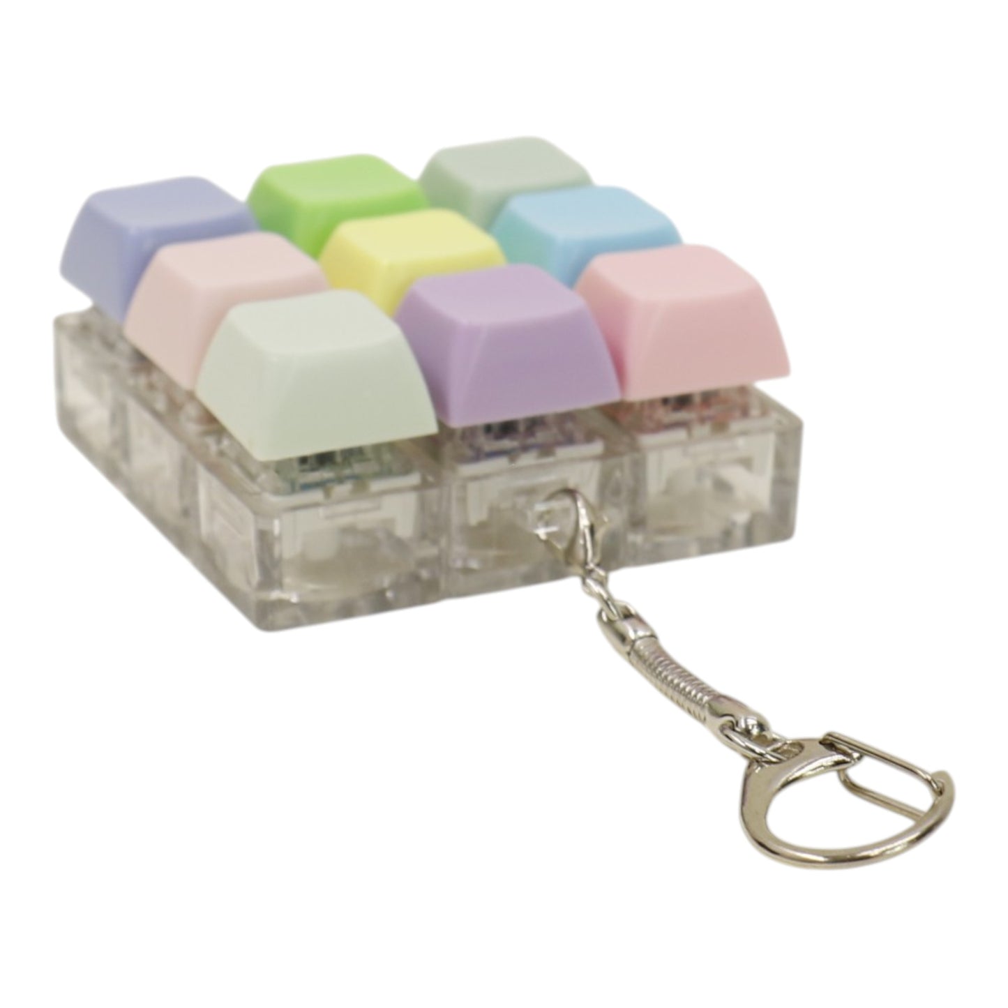 Pastel Clicky Keycap Fidget Keychain  SS6602-18 (12)