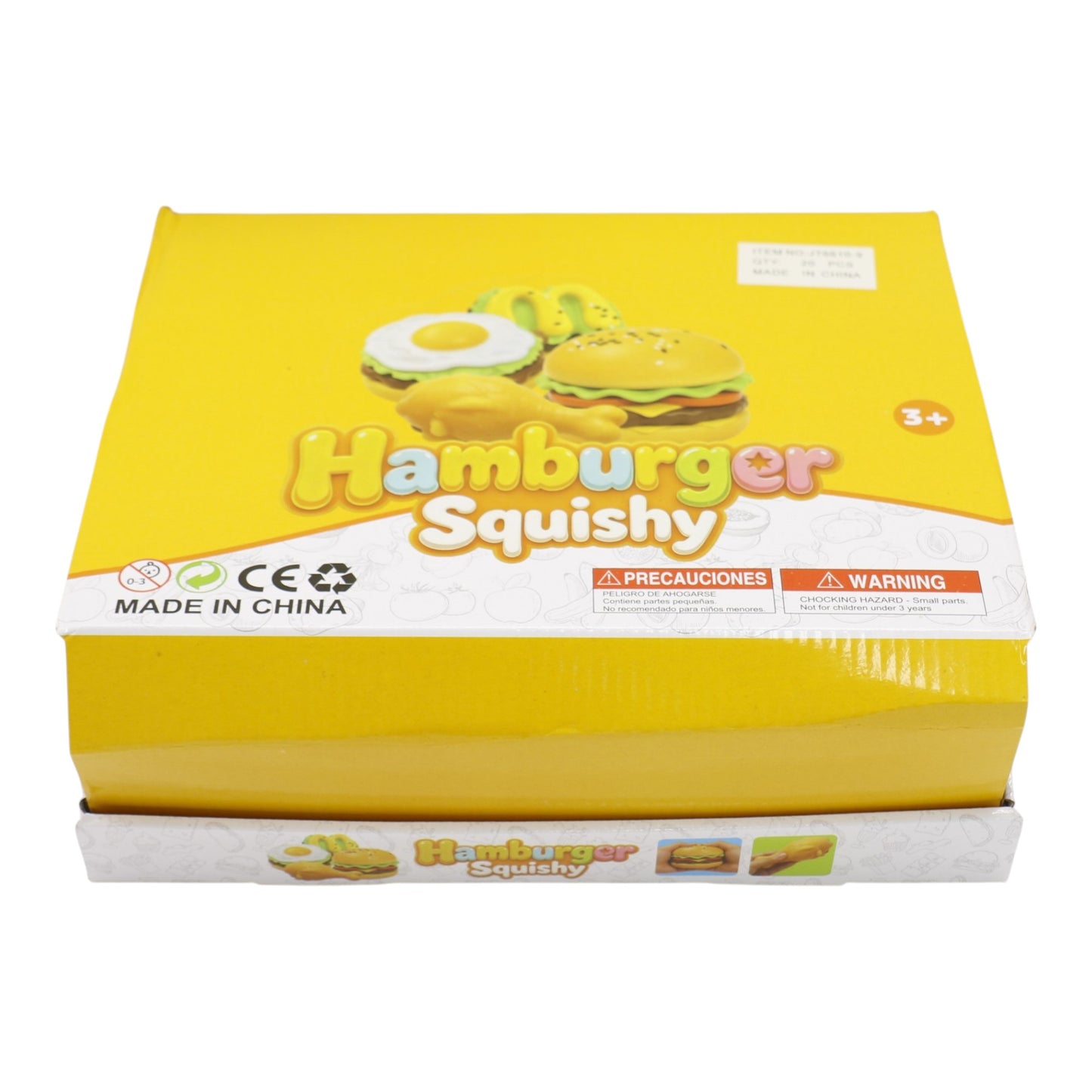 Silicon Burger Set Squishy Toy JT6610-9 (20PC)