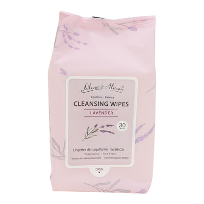 Lavender Cleansing Makeup Remover Wipes MIT008 (6PK)
